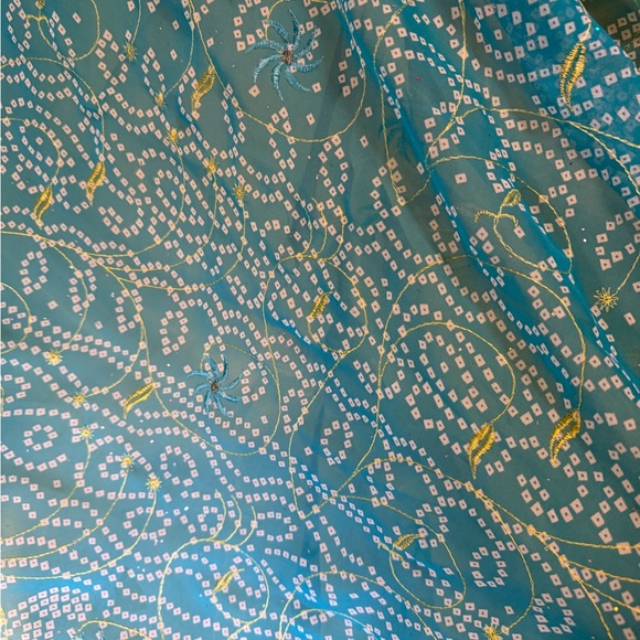 Badhani sari with matching blouse size L - Picture 10 of 11